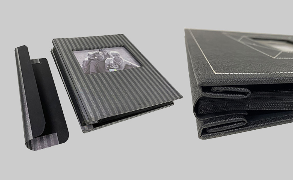 Expandable screwed post bound photo albums